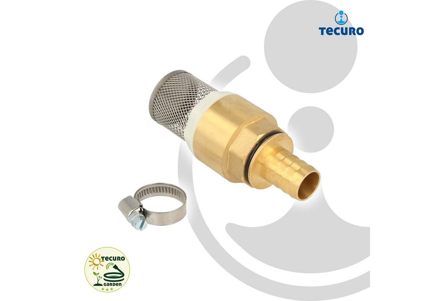Thumbnail - tecuro Wasserpumpe Saugfilter Set 1 1/2 (6/4) Zoll