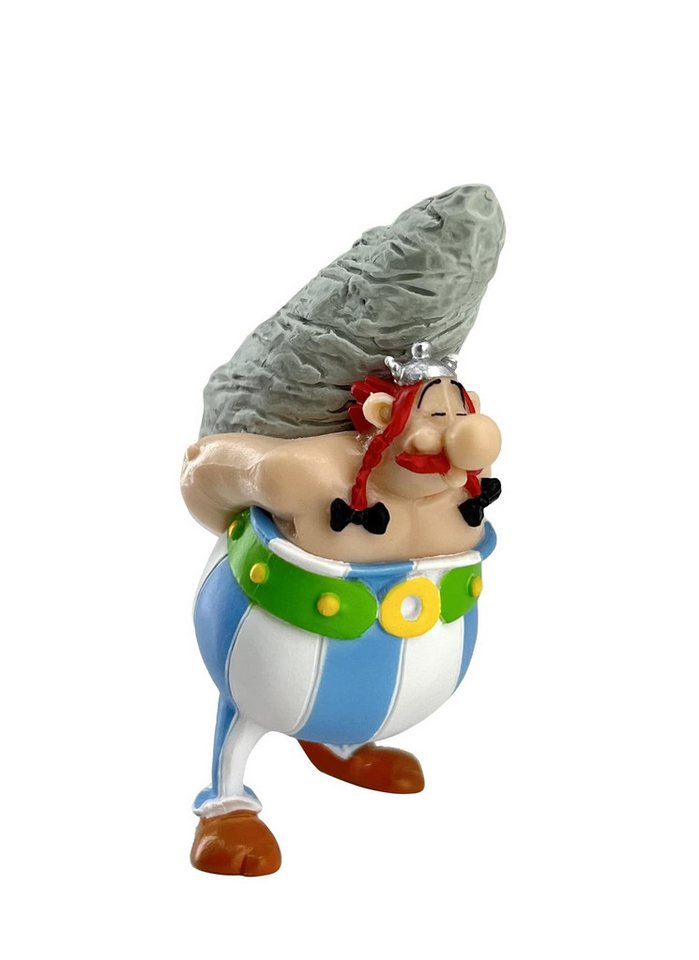 Plastoy Spiel Asterix & Obelix - Obelix mit Hinkelstein
