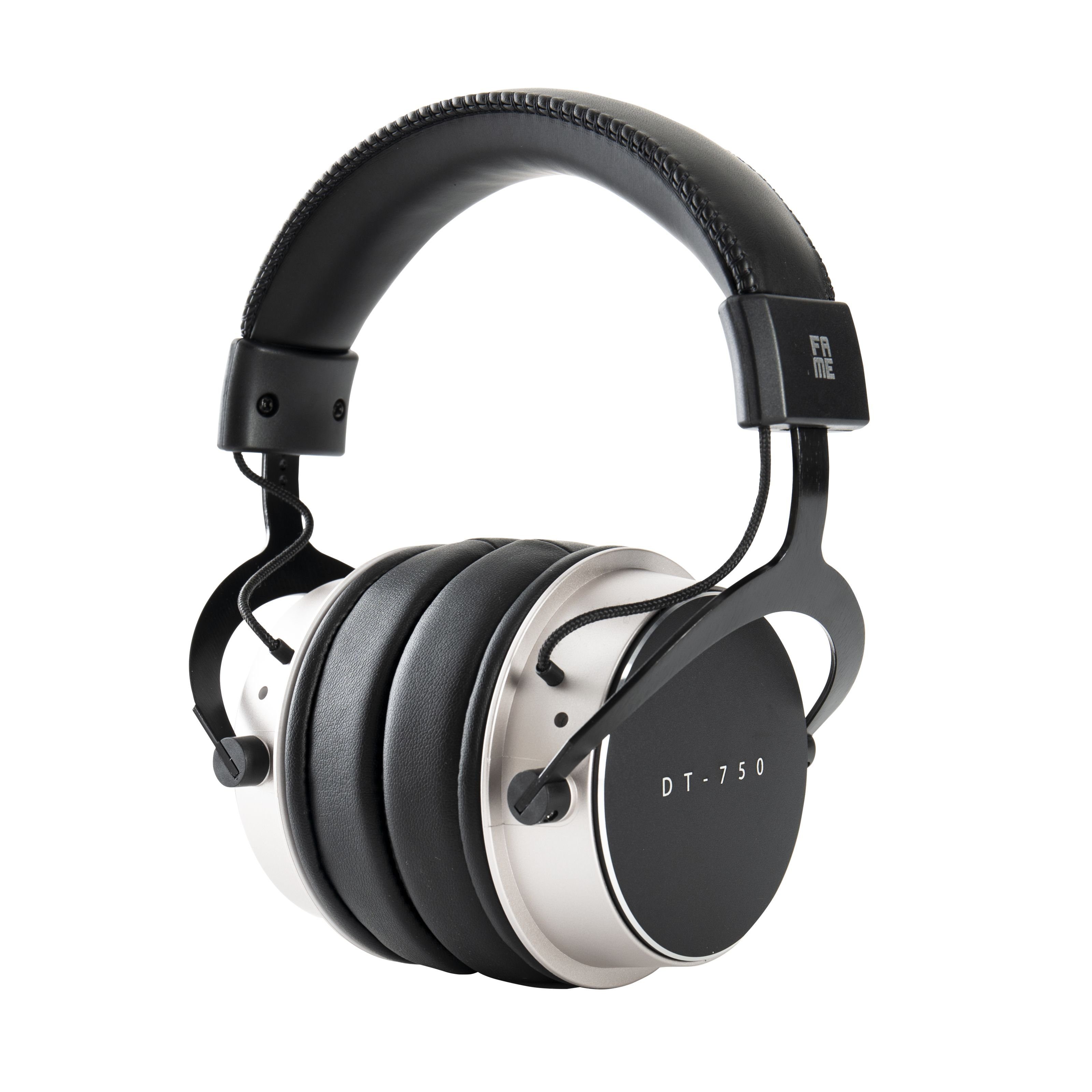 Fame Audio Kopfhörer (DT-750 Studio Kabel) mit geschlossen abnehmbaren Kopfhörer, Kopfhörer