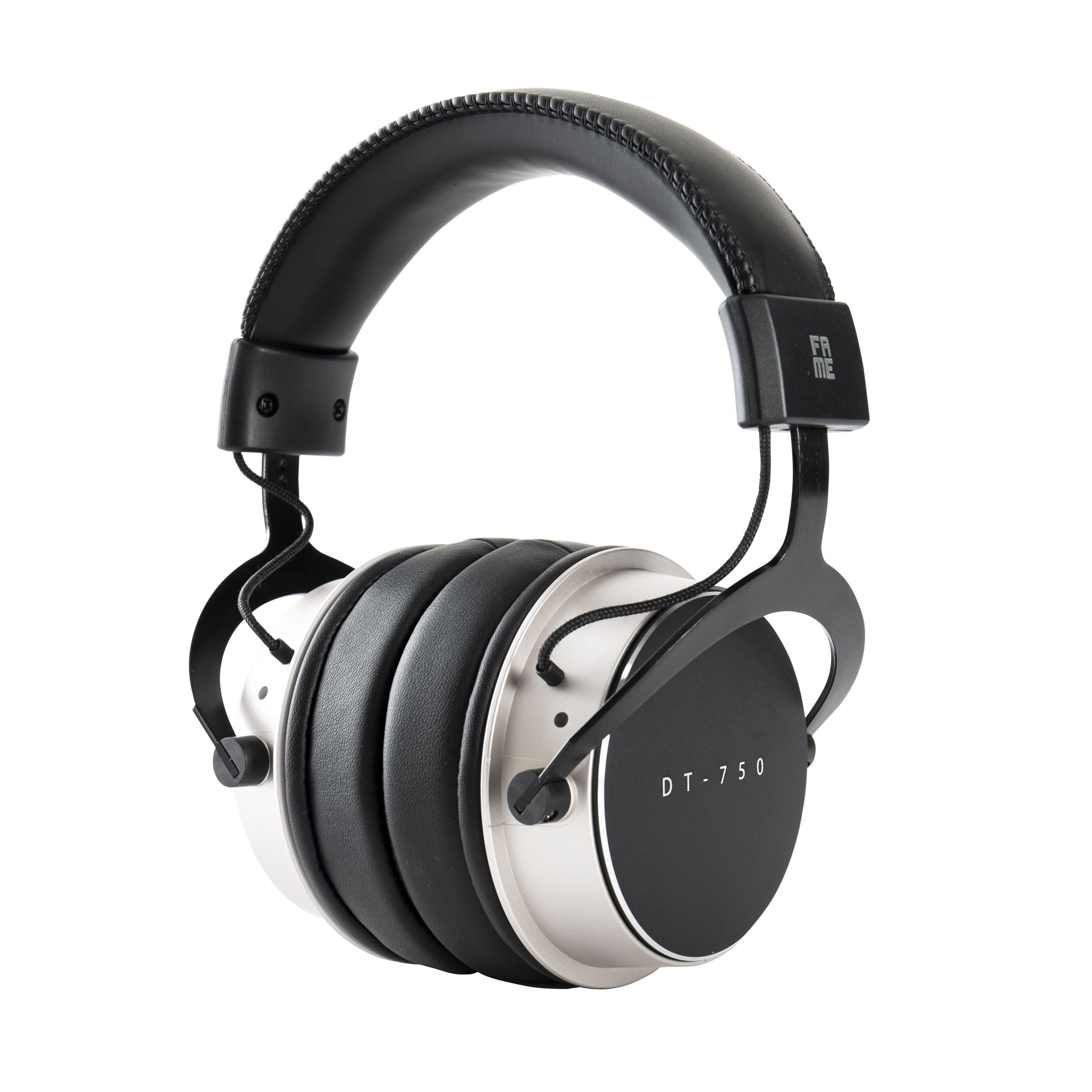 FAME Kopfhörer (Studio Kopfhörer, geschlossen, abnehmbares Kabel, Audio DT-750)