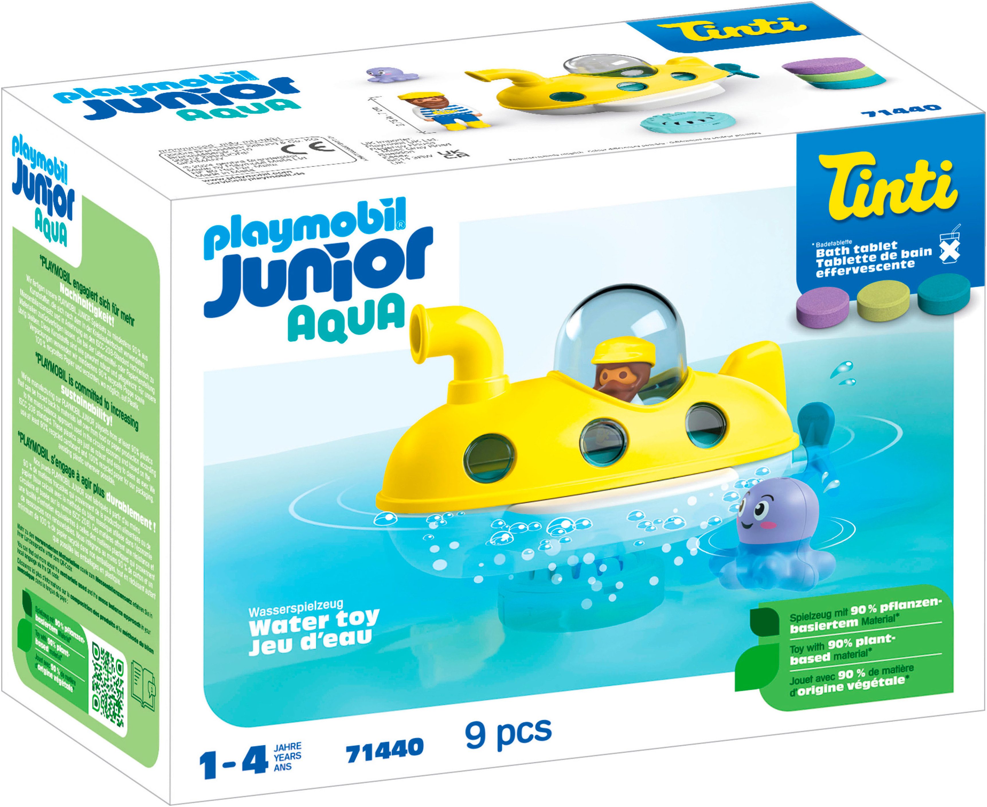 Playmobil® Buntes U-Boot (71440), JUNIOR AQUA & Tinti Konstruktions-Spielse günstig online kaufen