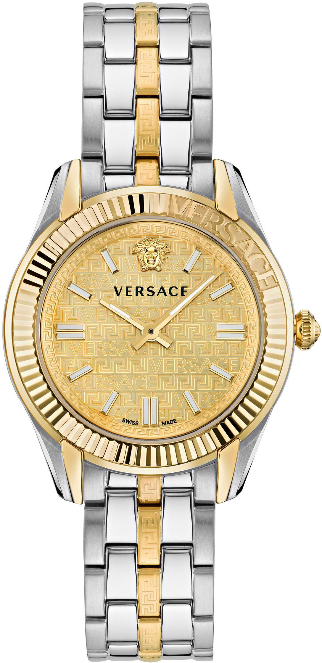 Quarzuhr TIME bicolor VE6C00523 LADY, Versace GRECA