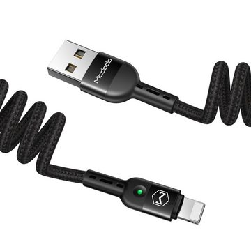 mcdodo Omega USB-Kabel einziehbares Ladekabel Kfz-Ladekabel Lightning USB-Kabel