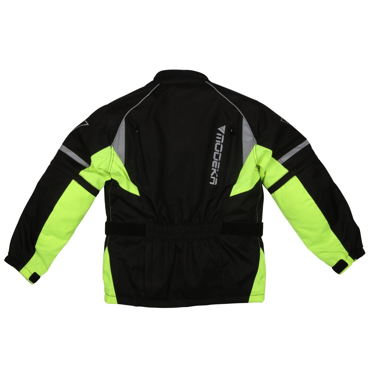 Modeka Motorradjacke Modeka Tourex II Textiljacke schwarz / gelb Kids atmungsaktiv