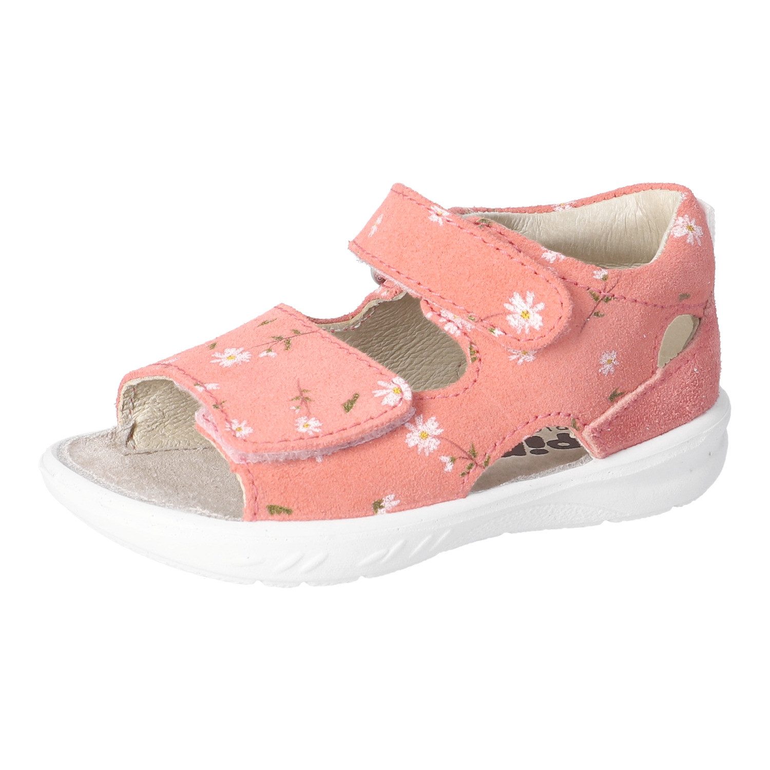 PEPINO by RICOSTA Banu WMS: mittel Lauflernschuh Sandalette mit Klett und Animal Print, Größenschablone zum Download