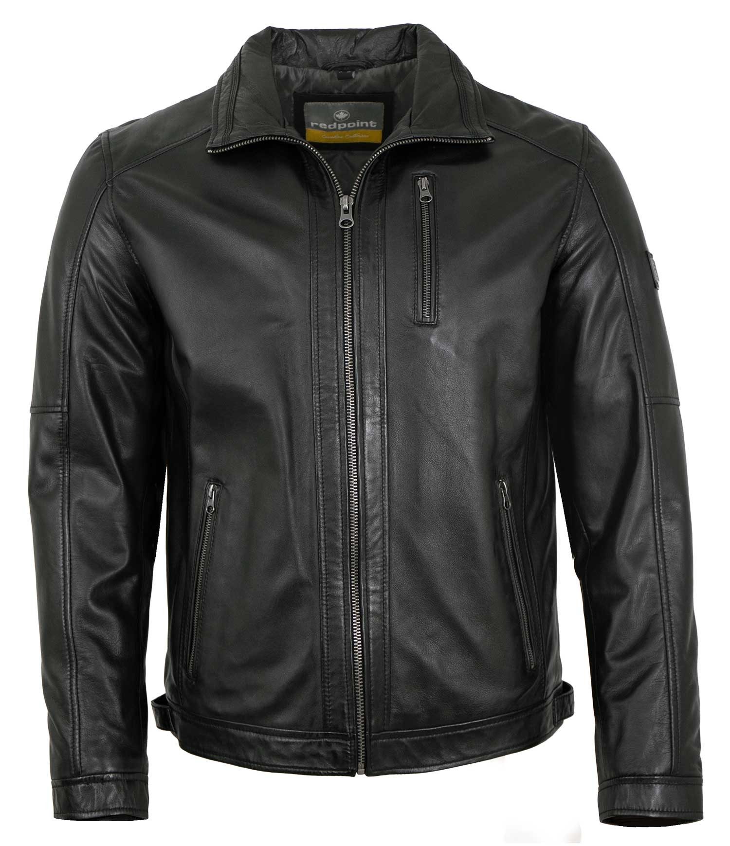 Redpoint Lederjacke Perth/M Redpoint - Herren Lederjacke Lammnappa schwarz günstig online kaufen