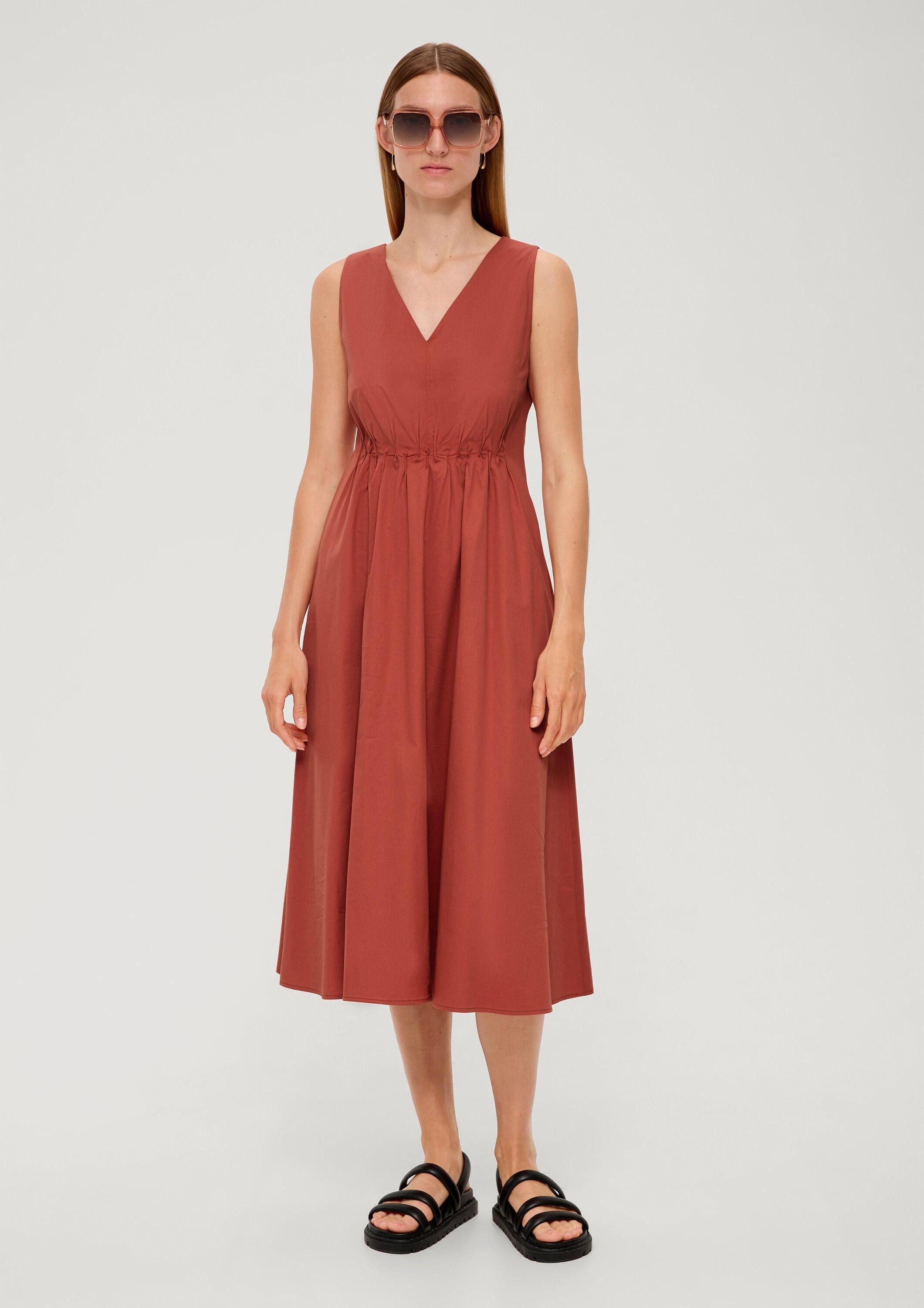 s.Oliver Midikleid Kleid Kleid mit Viskose