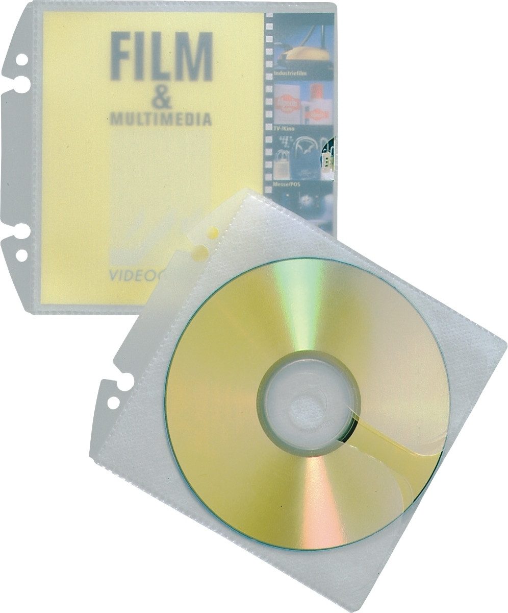 DURABLE Aufbewahrungsbox CD-Hüllen Easy farblos VE=10 Stück