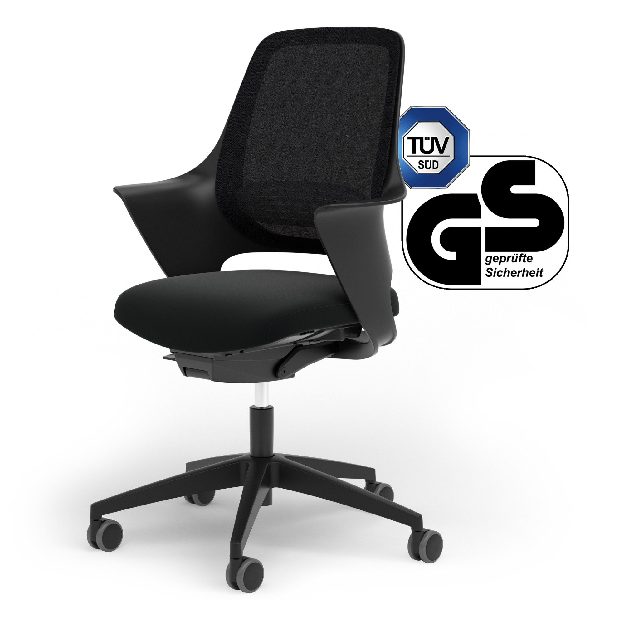 Ergotopia Bürostuhl WellBack ergonomischer Schreibtischstuhl mit Synchronmechanik