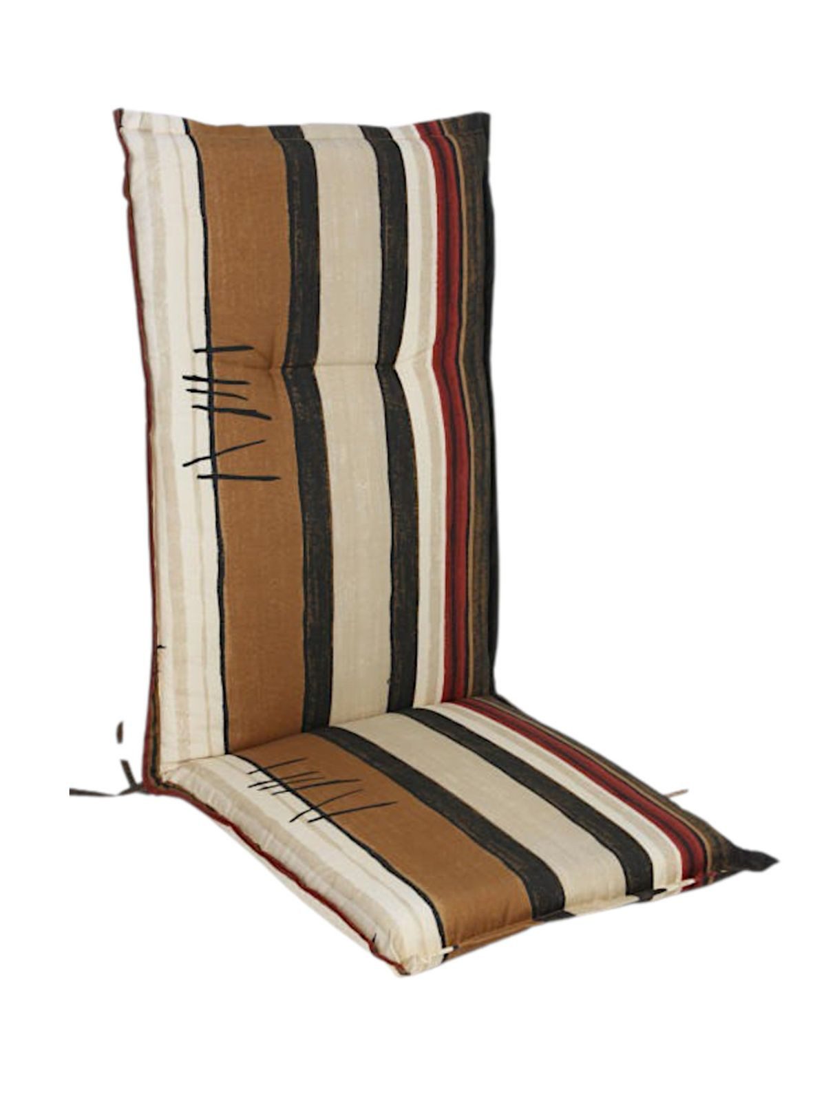 Hochlehnerauflage Hochlehner Auflage 123x50cm Polsterauflage Stuhlkissen Sesselauflage