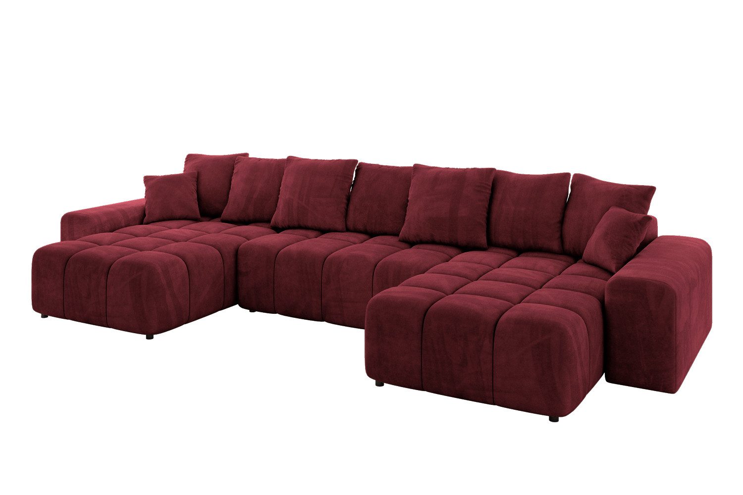 ALTDECOR Wohnlandschaft ENIL-U, Couch mit Schlaffunktion, günstig online kaufen