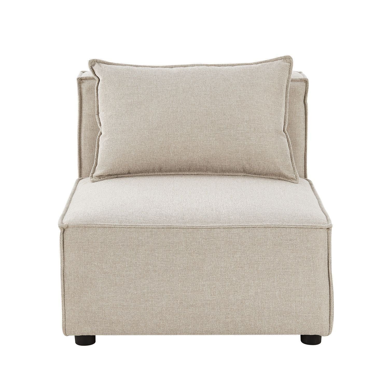Juskys Sofa Domas, Mittelsofa mit Kissen, günstig online kaufen