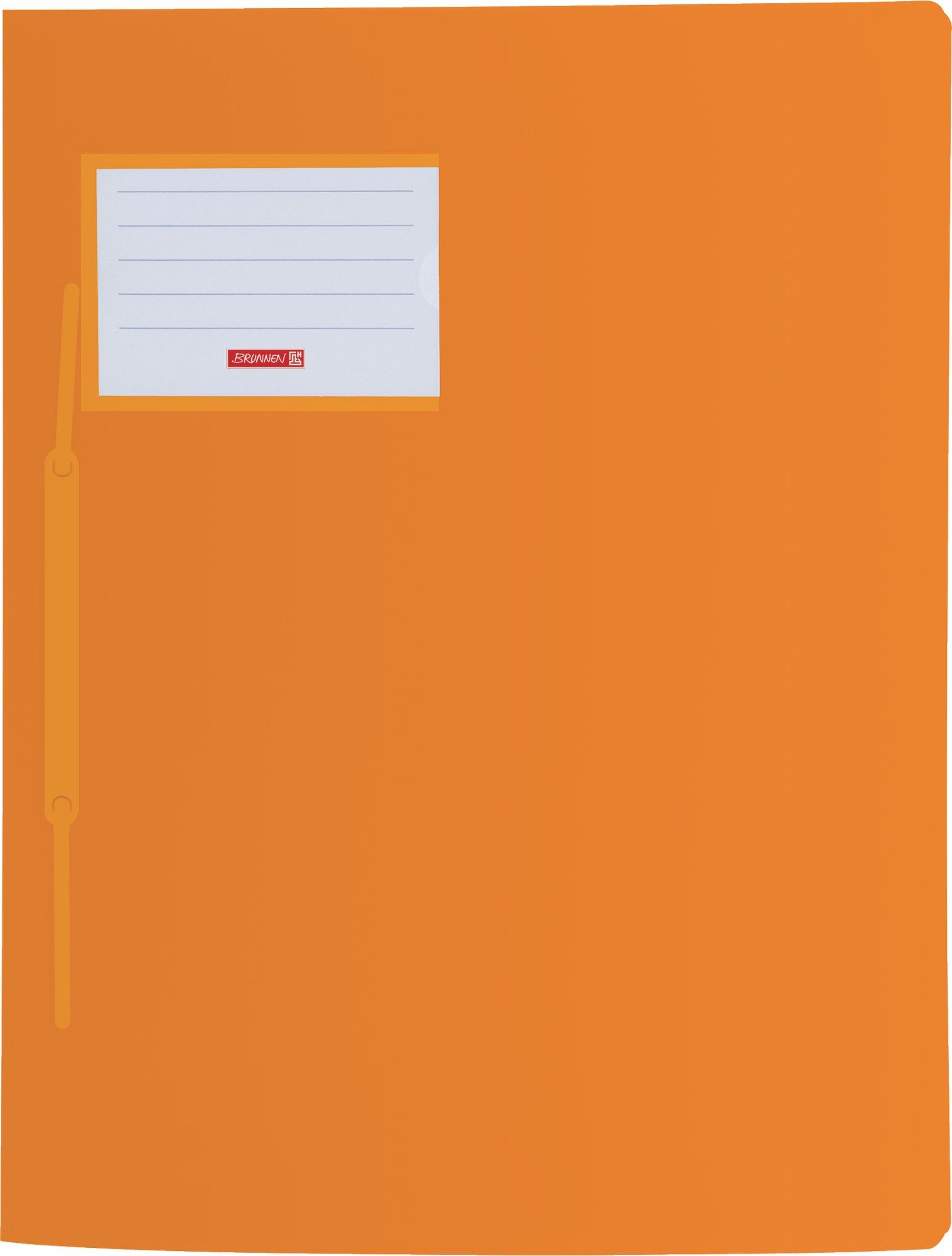 Baier & Schneider Schulheft Schnellhefter FACT!pp A4 mit Einstecktasche und Namensschild, Metallspange mit Schutzschicht mit Namensschild
