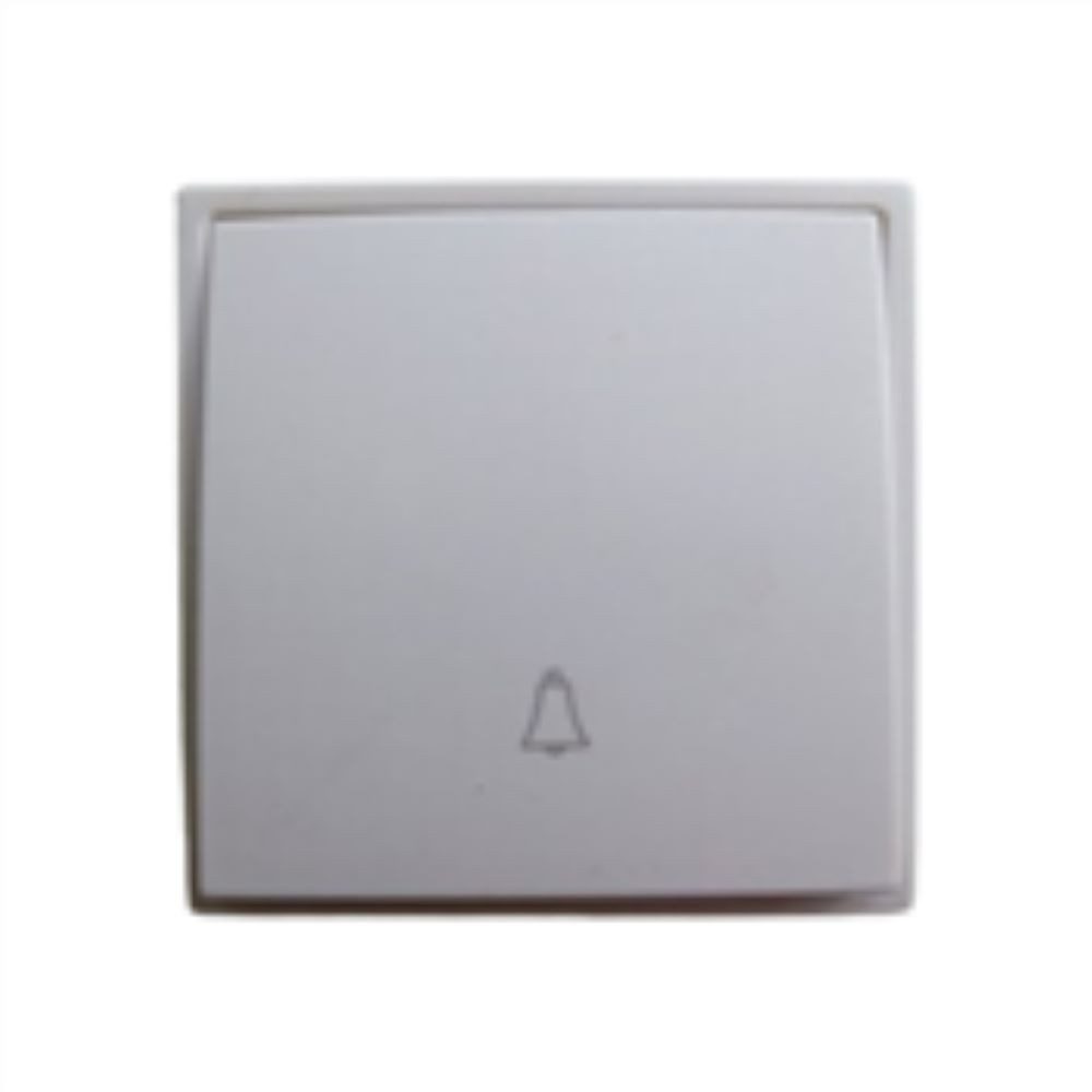 Lichtideen Schalter 7752 Abelka Nuovo weiß 1 x Taster 250 Volt 10 Ampere mit Glasrahmen (Taster, Schalter, Anennendose, Steckdose mit USB lieferbar)