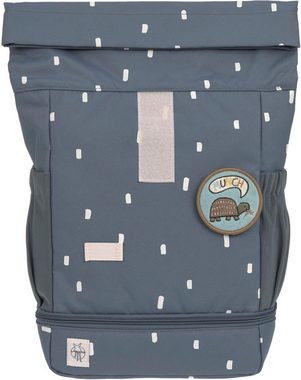 LÄSSIG Kinderrucksack Happy Prints, Mini Rolltop, Midnight Blue