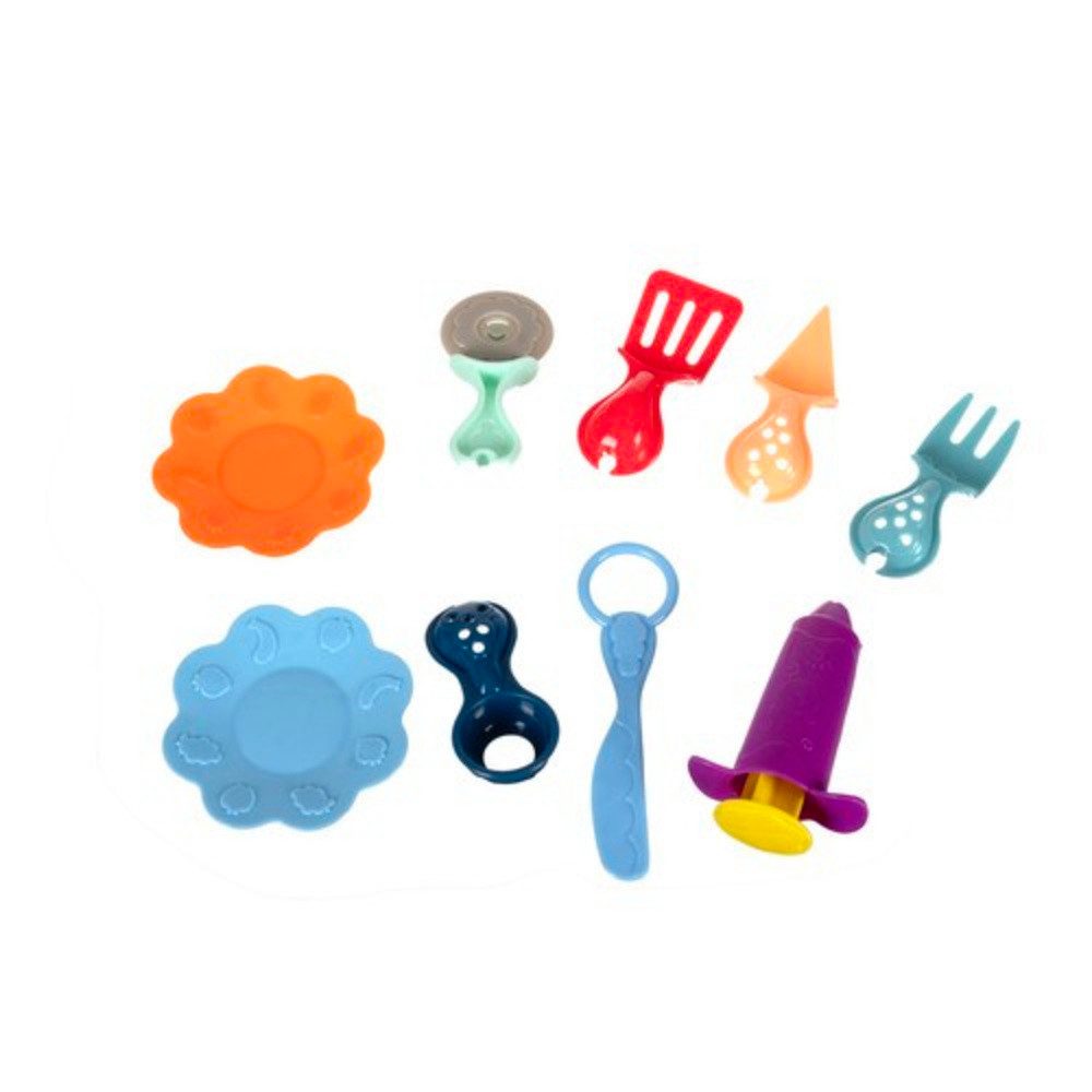 KRUZZEL Knete Knetmaschine Knettstoffmasse (Spar-Set, 1-tlg., basteln, formen), fördert die Fantasie und Kreativität der Kinder