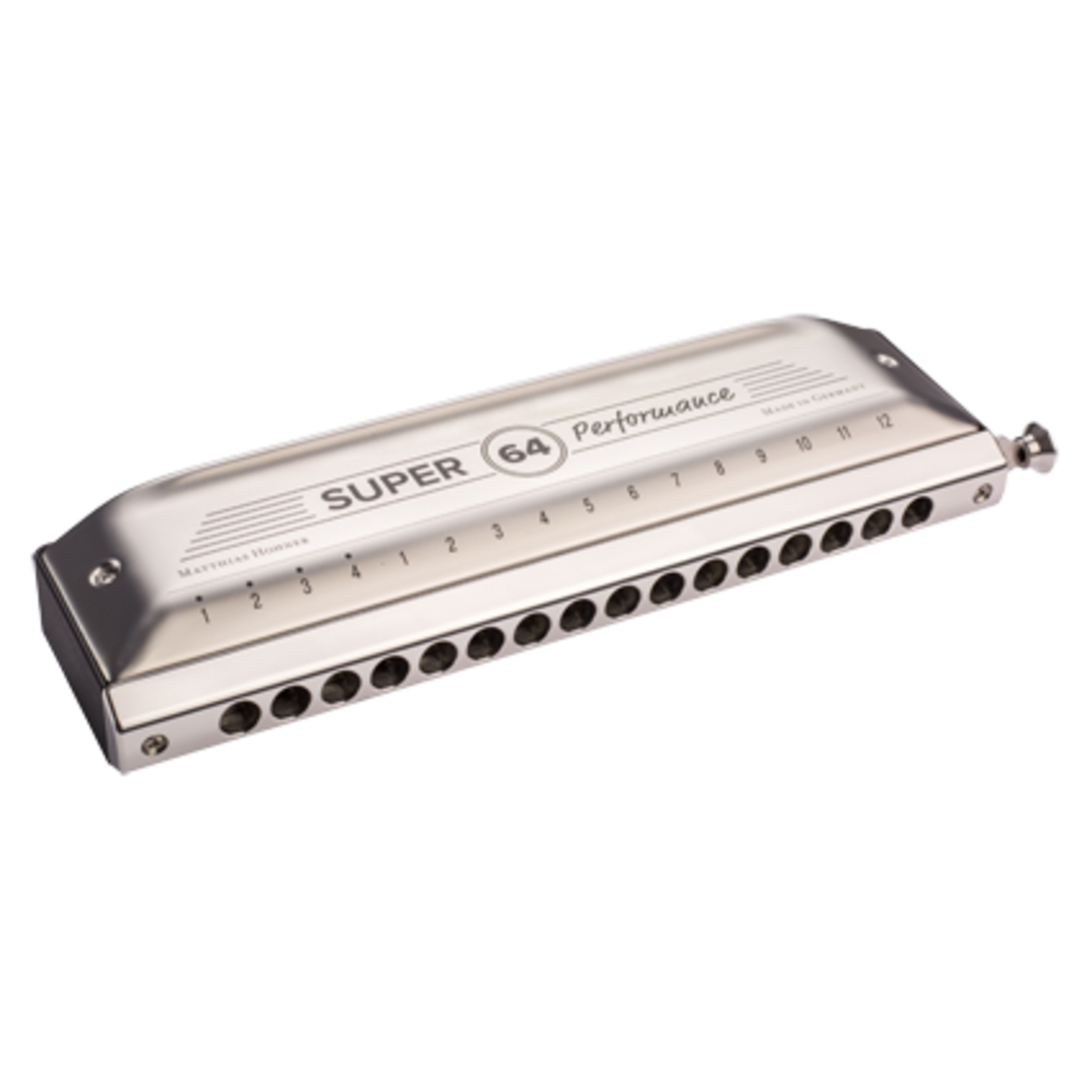 Hohner Mundharmonika, Mundharmonikas, Chromatische Mundharmonikas, Super 64 in C, Typ 2018 - Chromatische Mundharmonika