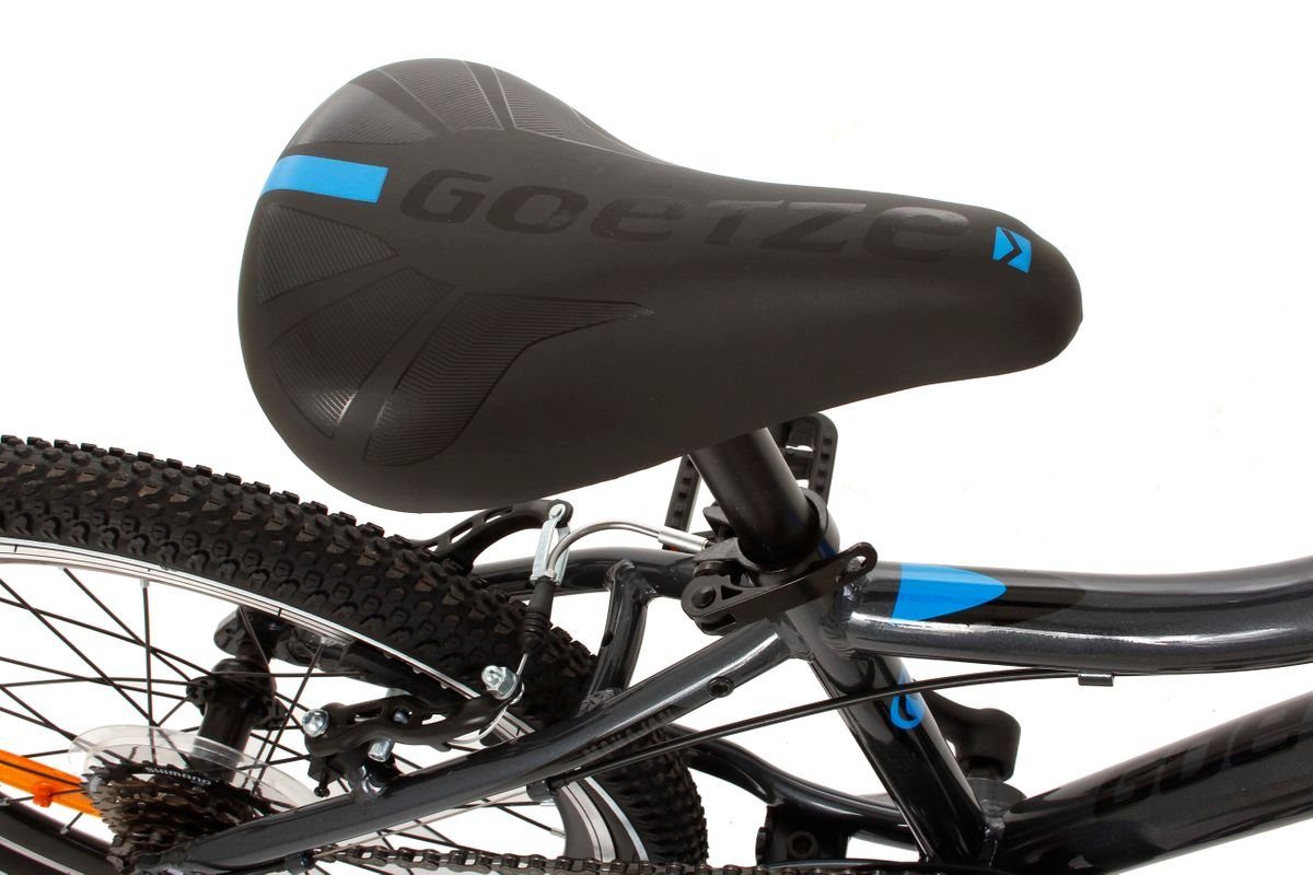 T&Y Trade Mountainbike 20 Zoll Alu Aluminium Kinder Fahrrad MTB Mountainbike Cooler Sch-Blau, 6 Gang Shimano, Kettenschaltung, Alu, Federgabel, 6 Gang