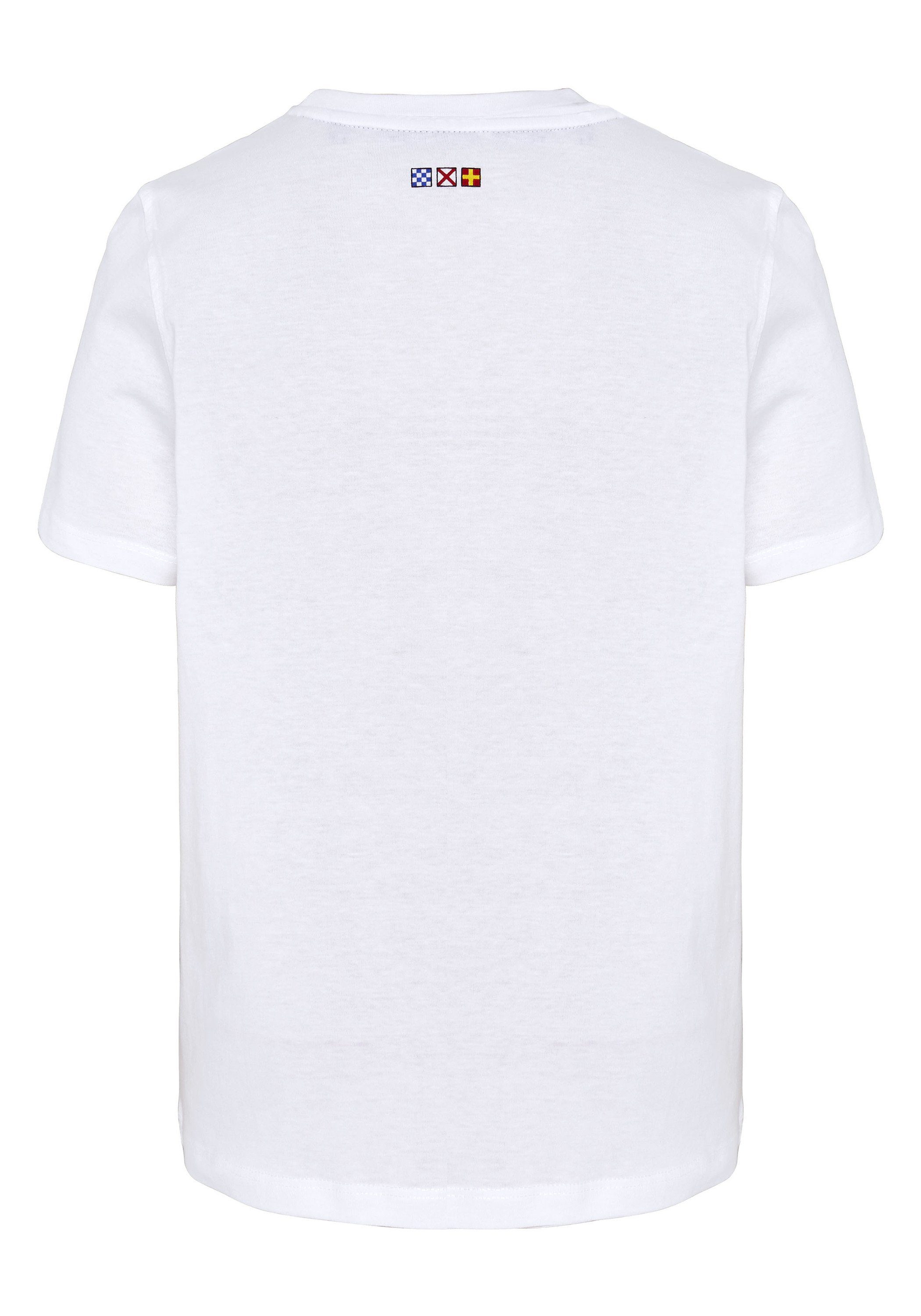 Kinder Shirts NAVIGATOR Print-Shirt Boys T-Shirt mit großem Frontprint, GOTS (1-tlg)