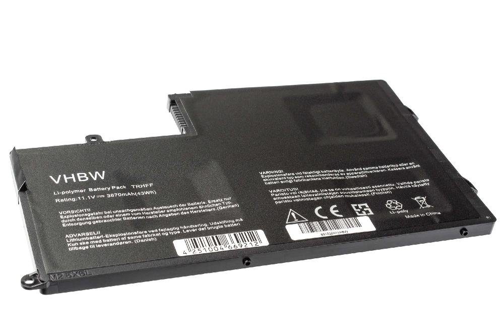 vhbw Akku Ersatz für Dell 1V2F6, TRHFF, DL011307-PRR13G01 für Notebook, Laptop-Akku Akku Li-Ion 3870 mAh (11,1 V, 1 St), Leistungsfähiger Austausch-Akku für Notebook, Wiederaufladbar, Jede