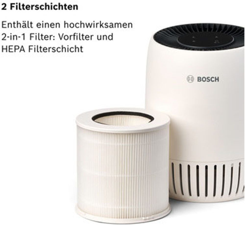 BOSCH Kombifilter 2-in-1 HEPA Filter, Zubehör für Luftreiniger Air 500