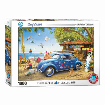 EUROGRAPHICS Puzzle VW Käfer SurfShack, 1000 Puzzleteile