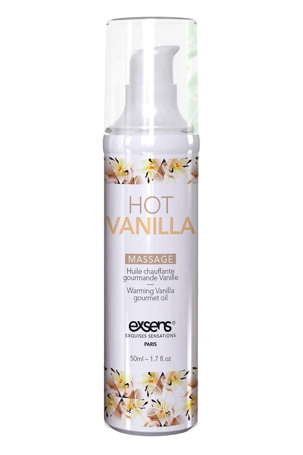 Gleit- & Massageöl Exsens Warming Massage Oil Hot Vanilla 50ml