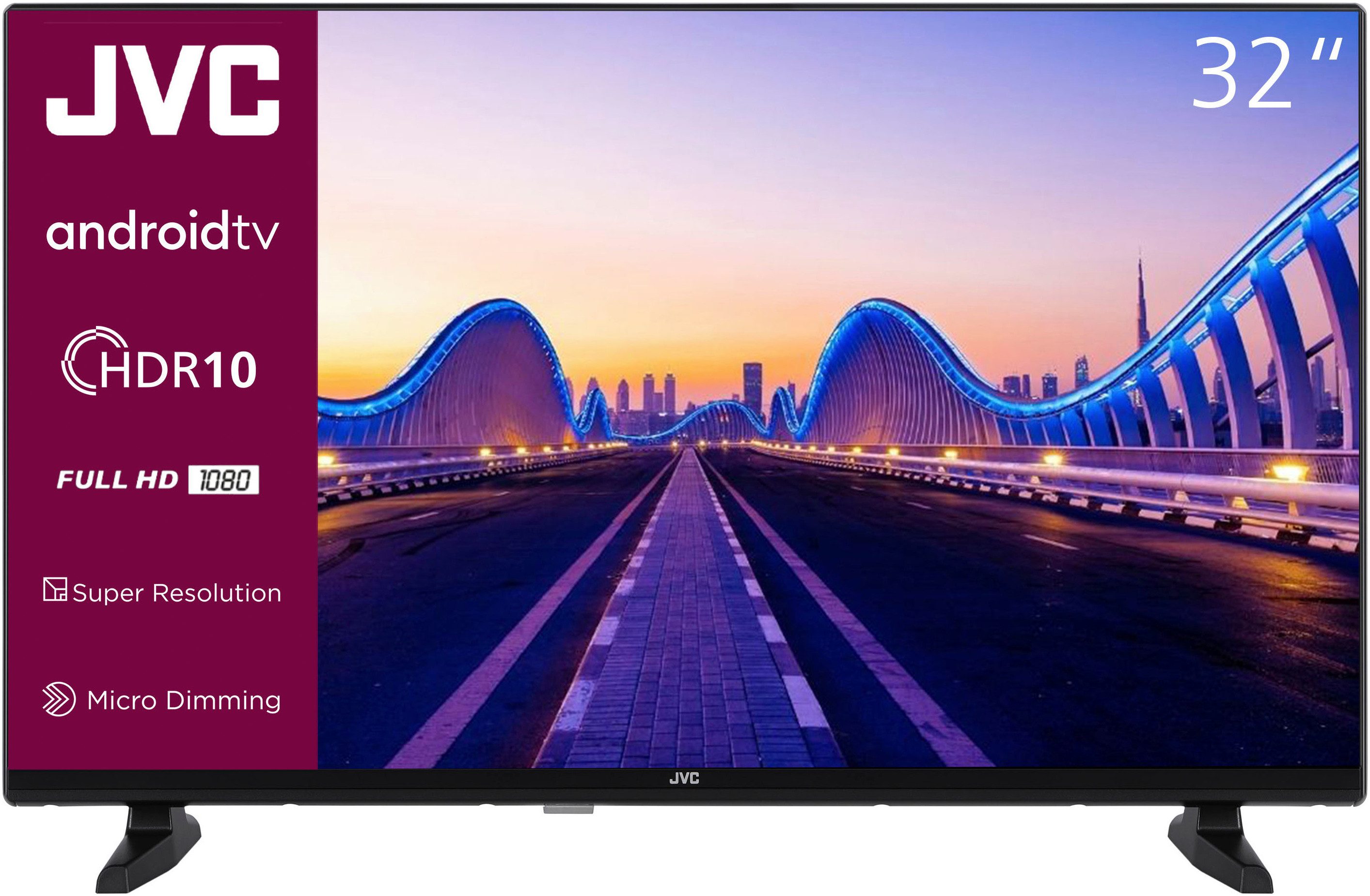 JVC LT-32VAF3355 LCD-LED Fernseher (80 cm/32 Zoll, Full HD, Android TV, Smart-TV)