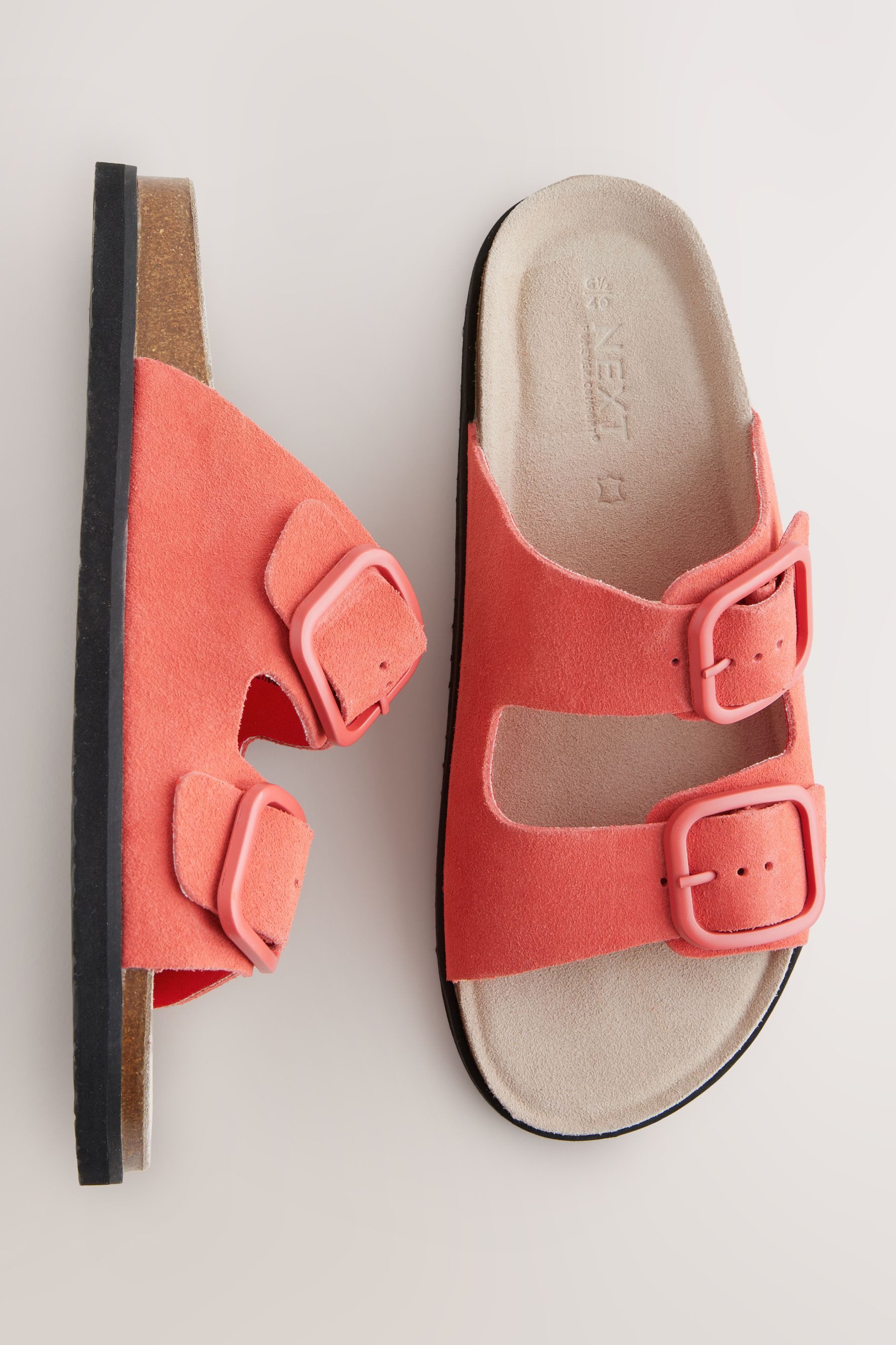 Next Forever Comfort® Fußbettsandalen mit zwei Riemen Sandale (1-tlg)