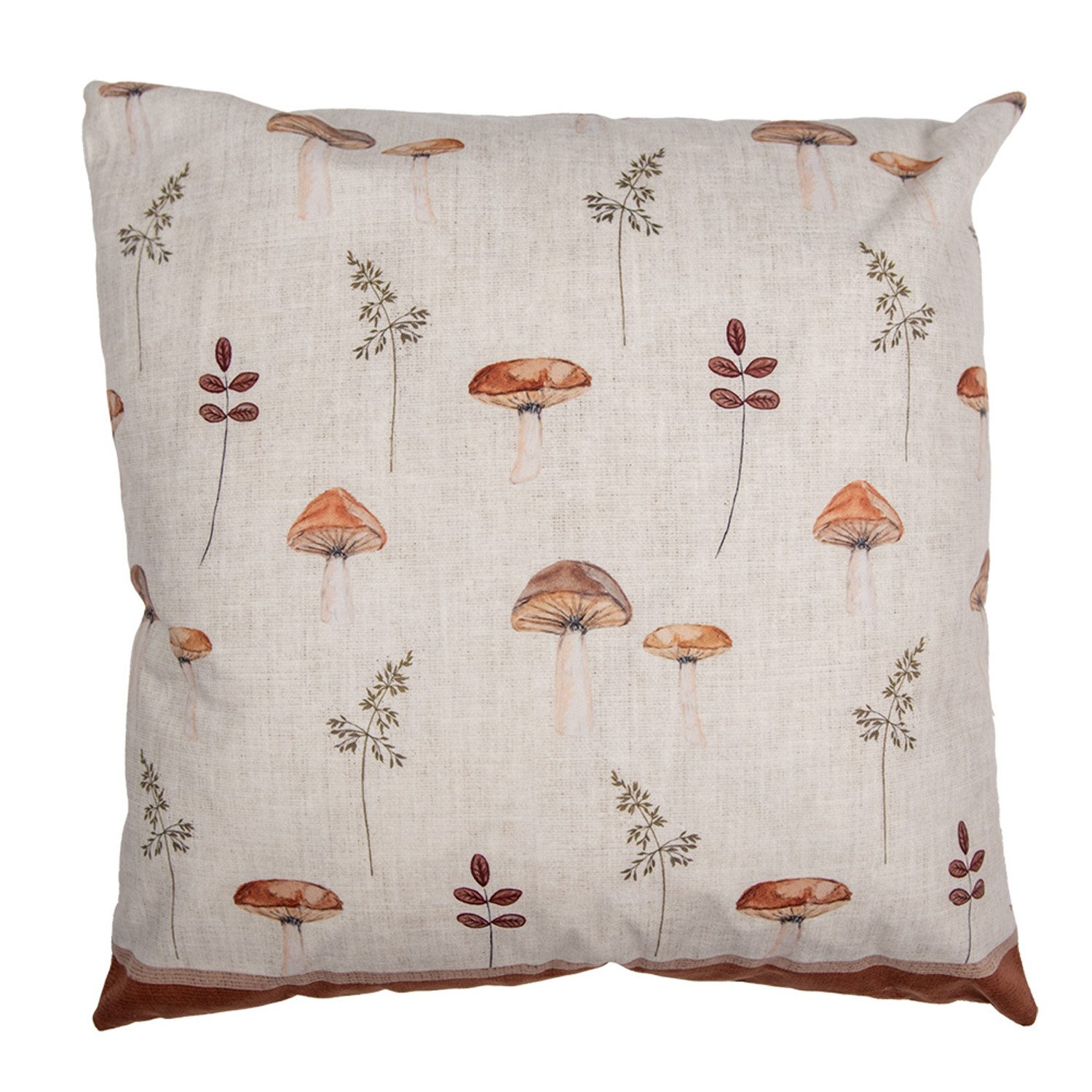 Clayre & Eef Dekokissen Little Fall Jewels, Dekokissen Kissenbezüge ohne Füllung Polyester 45x45 cm