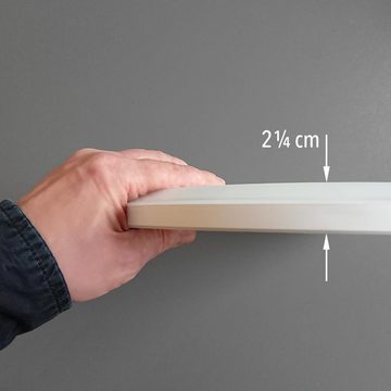 Licht-Trend Deckenleuchte LED Deckenleuchte Board 42 Direkt & Indirekt 2700K Dimmbar Weiß, Warmweiß