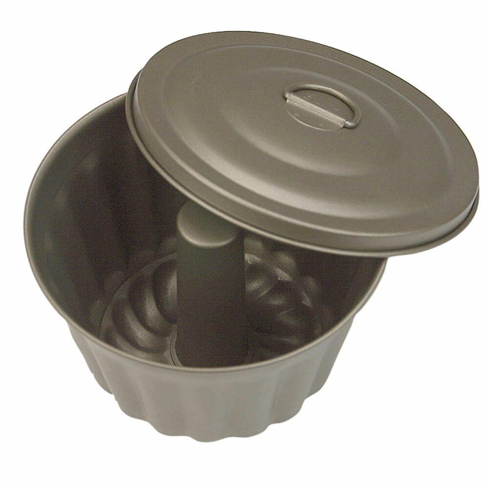 Gugelhupfform Wasserbadform mit Deckel Ø 16 cm