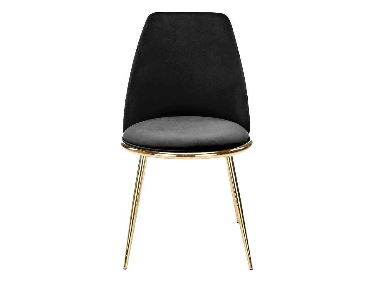 MIRJAN24 Stuhl K460 (2 Stück), Metall Bluvel in der Beine Gold, Farbe cm aus 54x45x84 19