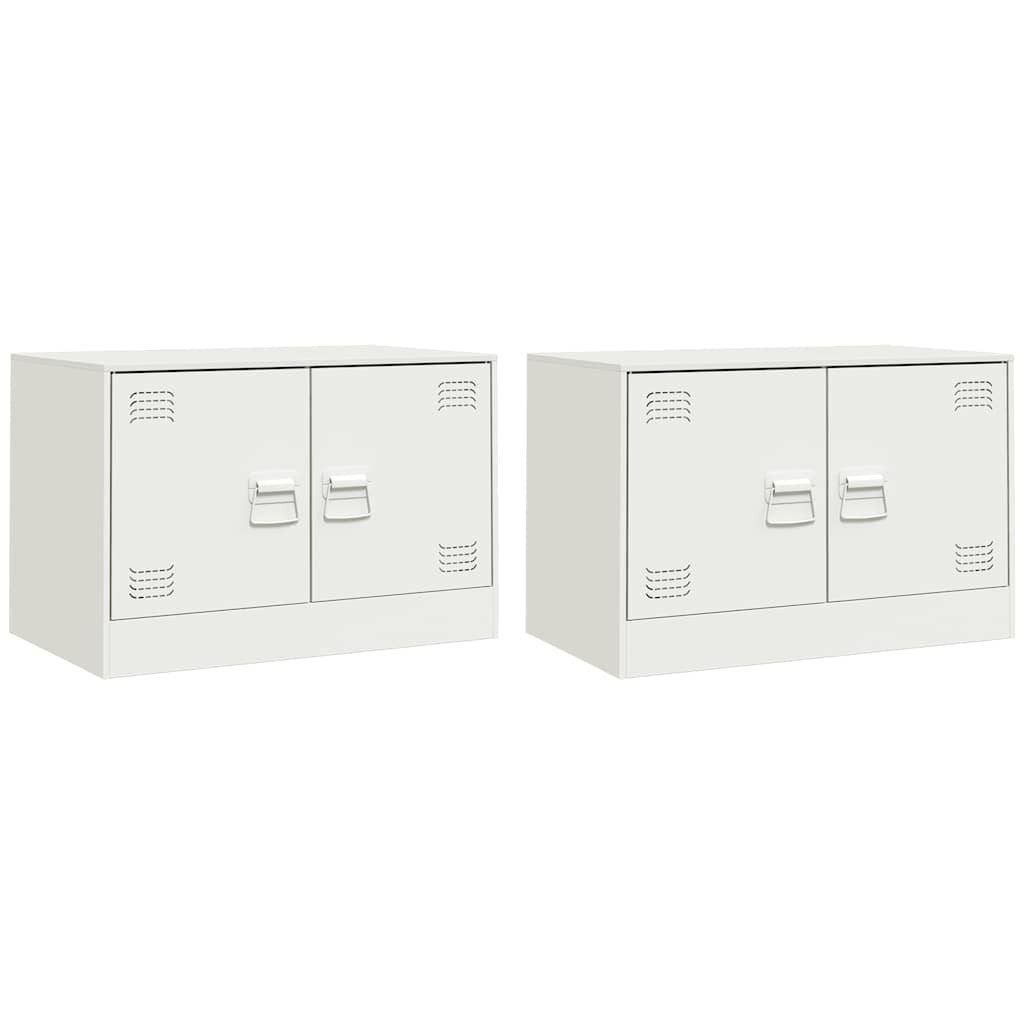 vidaXL TV-Schrank TV-Schränke 2 Stk. Weiß günstig online kaufen