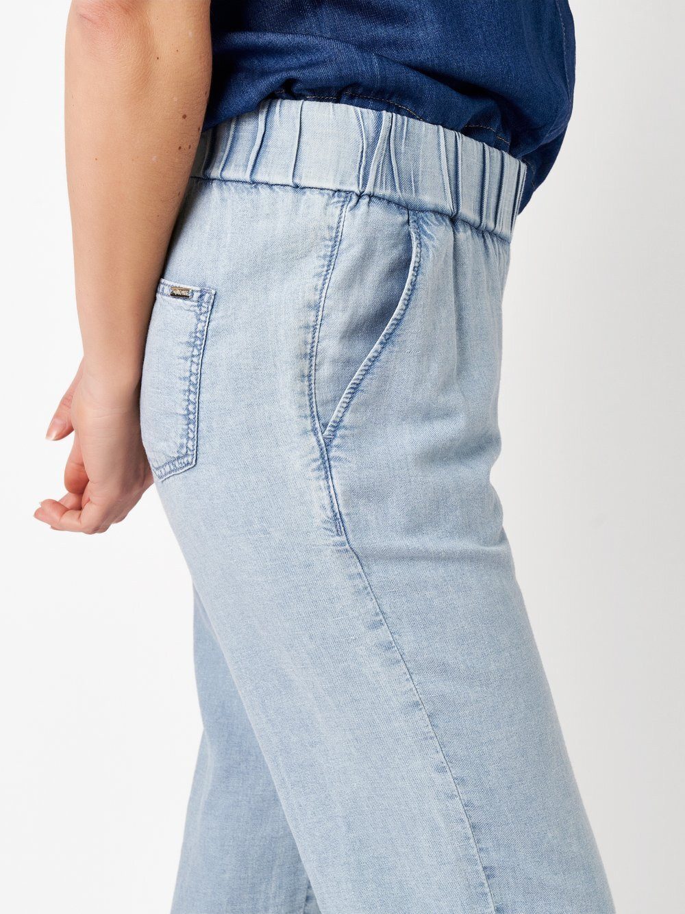 TONI Palazzohose Pia Wide in Denim-Optik
