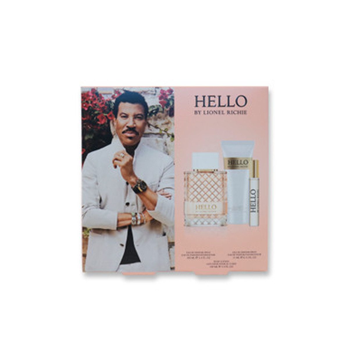 Lionel Richie Eau de Parfum HELLO 100ML EDP + 100ML BODY LOTION + 15ML TS WOMENS GIFT SET