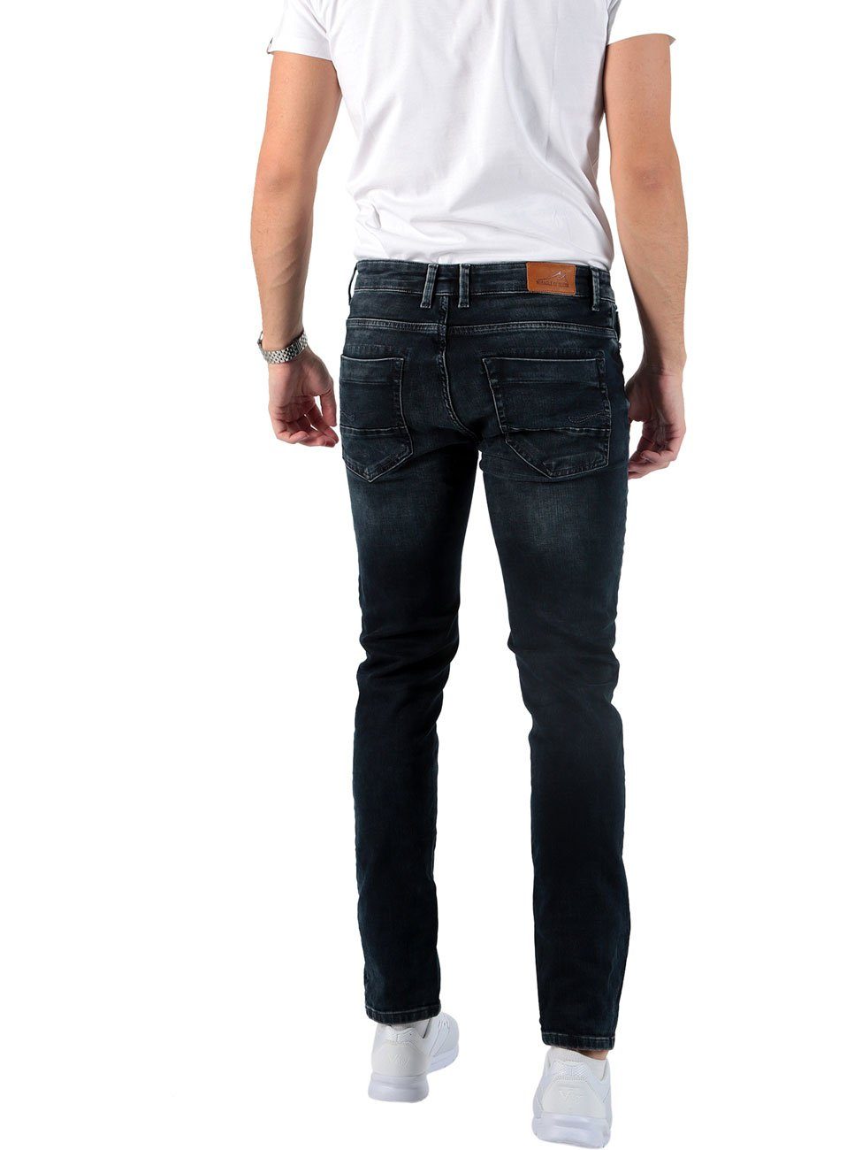 Miracle of Denim Slim-fit-Jeans Marcel Olympia mit Stretch Jeanshose Blue