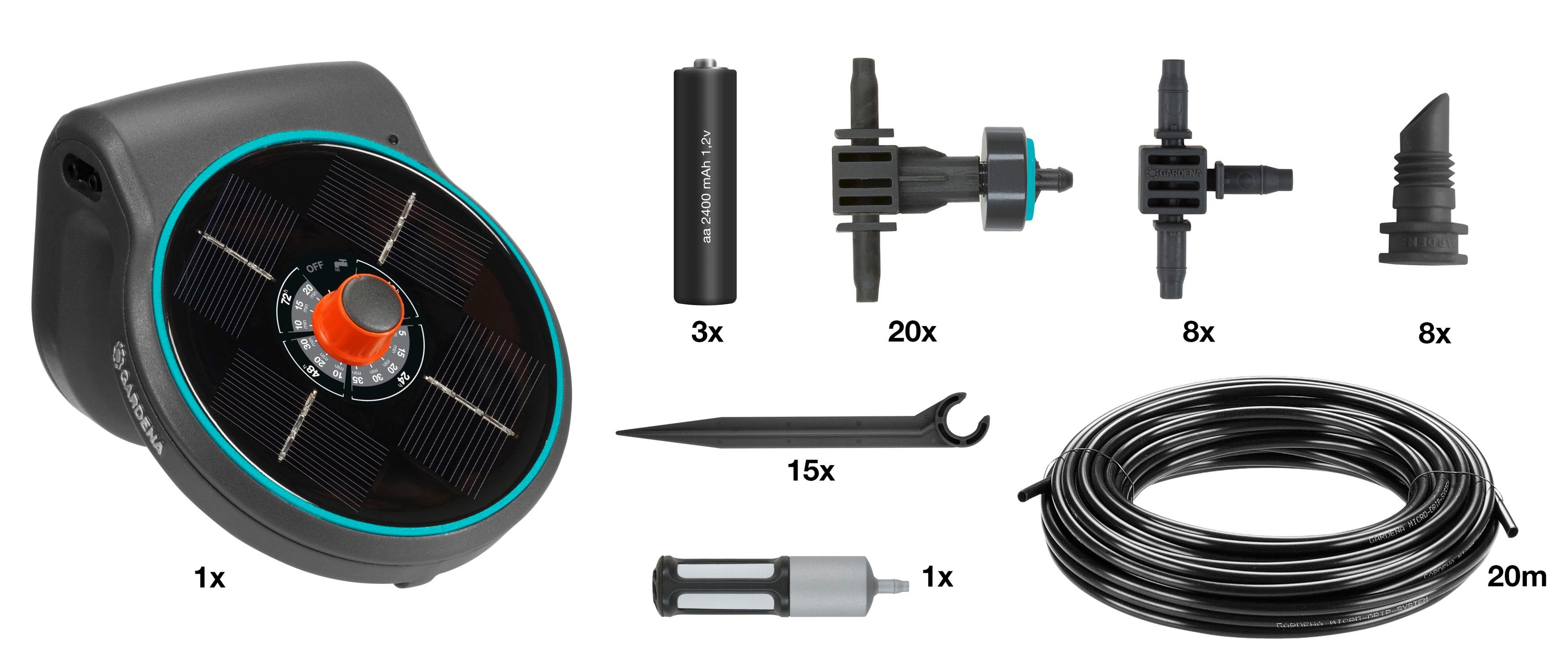 Bewässerungssystem Solar-Bewässerung AquaBloom Set