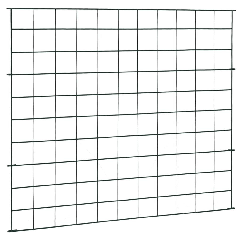 vidaXL Gartenzaun Gartenzaun Set 77,5x64 cm Grün, (1-St)