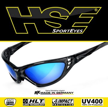 HSE - SportEyes Sportbrille SPEED MASTER 2, Steinschlagbeständig durch Kunststoff-Sicherheitsglas