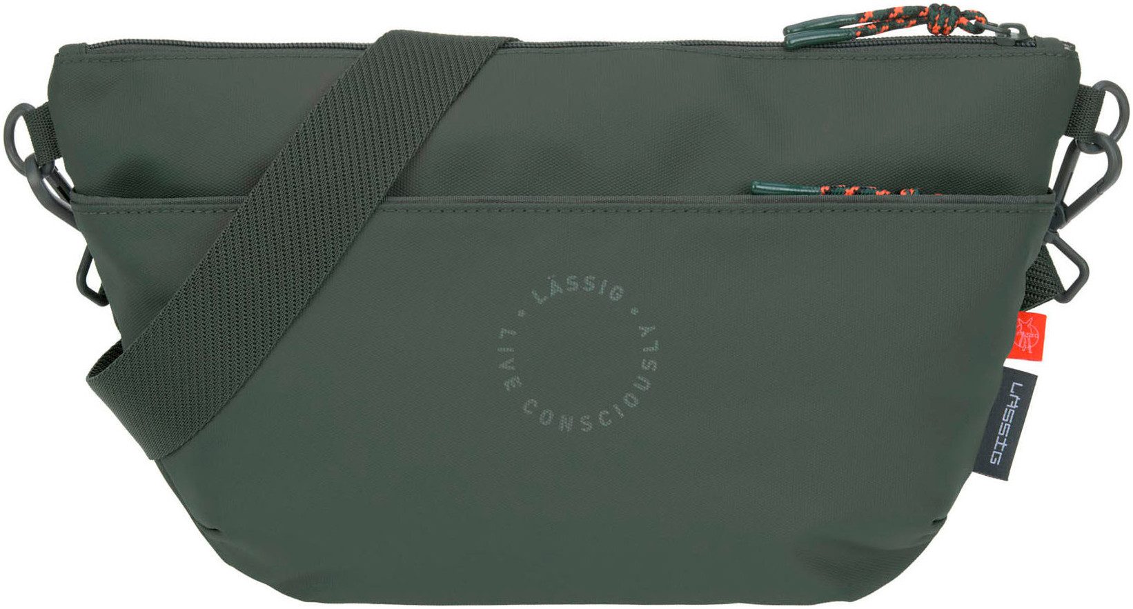 LÄSSIG Kinderwagen-Tasche Green Label, Buggy Bum Bag, dark olive, mit Kinderwagenbefestigung