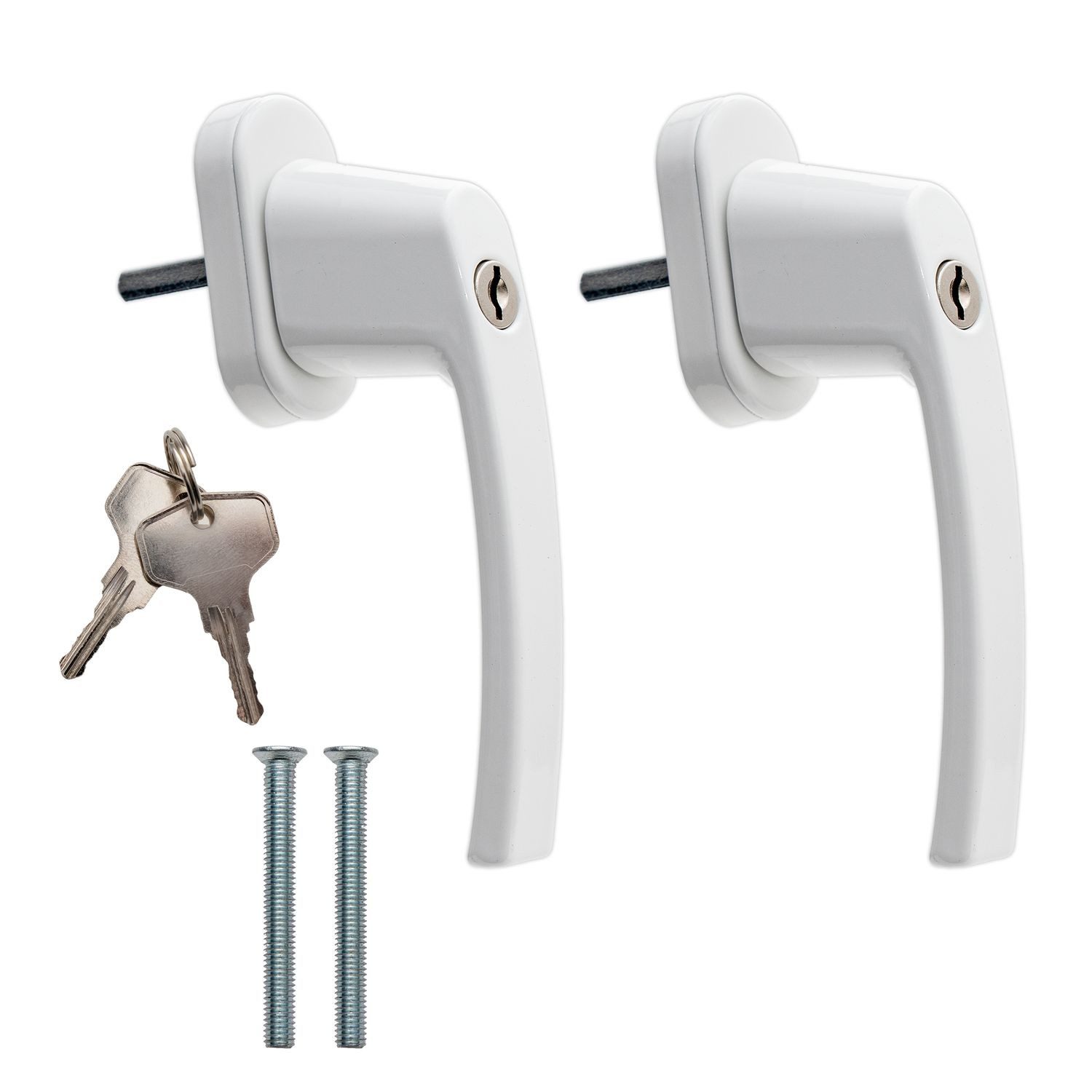 Intirilife Fenstergriff, (10-tlg), 2x Fenstergriff mit je 2 Schlüsseln Grif günstig online kaufen