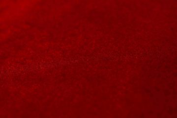 Teppich Flokati Badezimmer waschbar in rot, Teppich-Traum, rechteckig