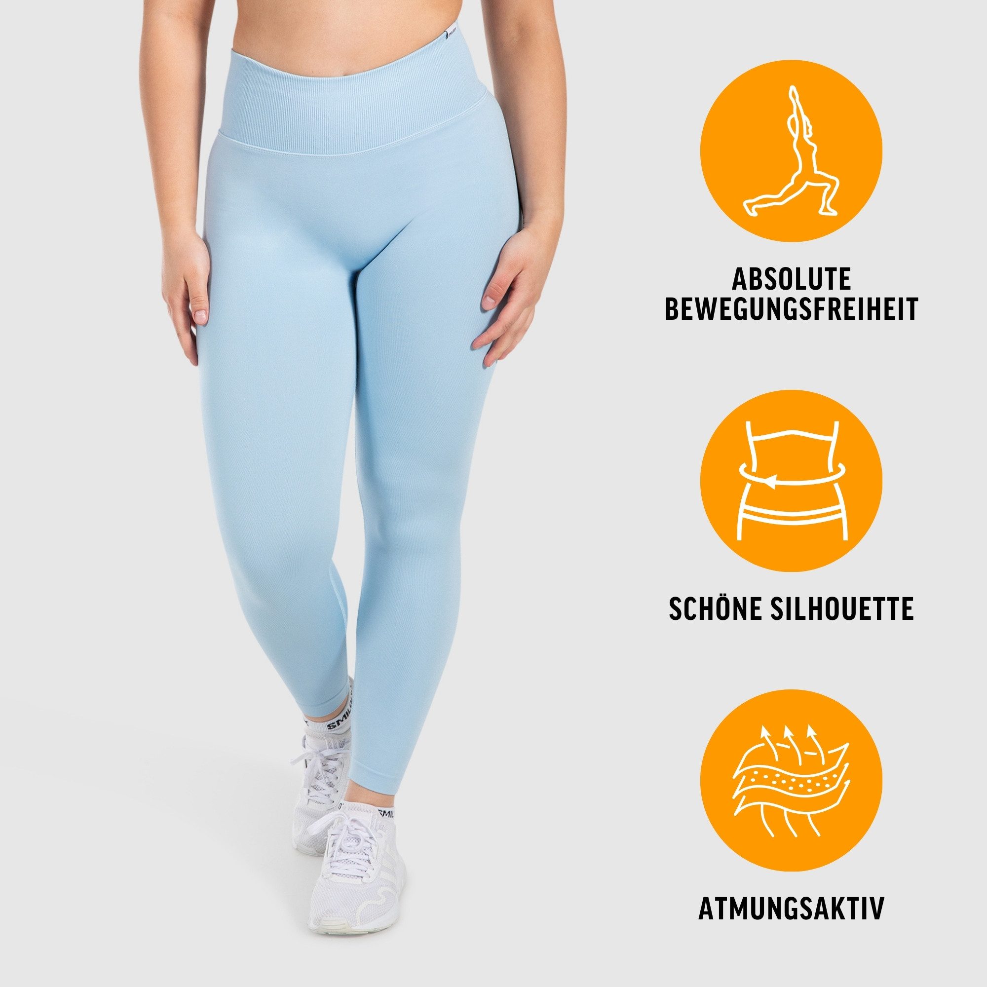 Smilodox Leggings Sena, Nahtlose High Waist Sportleggings mit V-Kontur & Sh günstig online kaufen