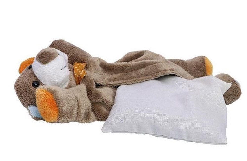 mbw Wärmekissen Plüschtier, Tierform, Warmtier / Kinderkissen, Kirschkernkissen, (1-tlg), Kinder kuscheligen Stofftier, Körnerkissen, Kissen, Tiermotiven
