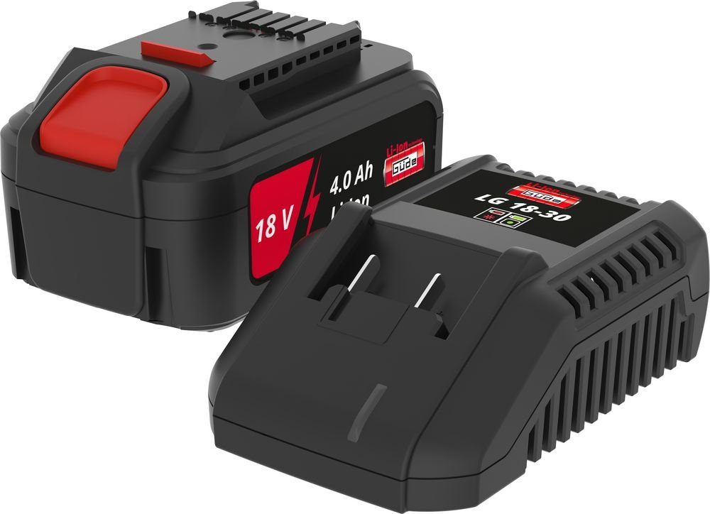 Güde Starterset System E³ Ladegerät + 18V E³ Akku 4.0 Ah LGAP 18-3040 Akku Starter-Set