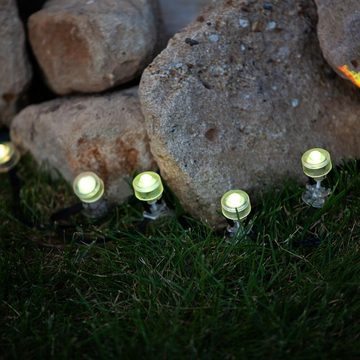 Ledvance Gartenleuchte SMART+ LED Lichterkette 9x 0,28W 380lm IP65 RGBW, keine Angabe, Leuchtmittel enthalten: Ja, fest verbaut, LED, warmweiss, Gartenleuchten