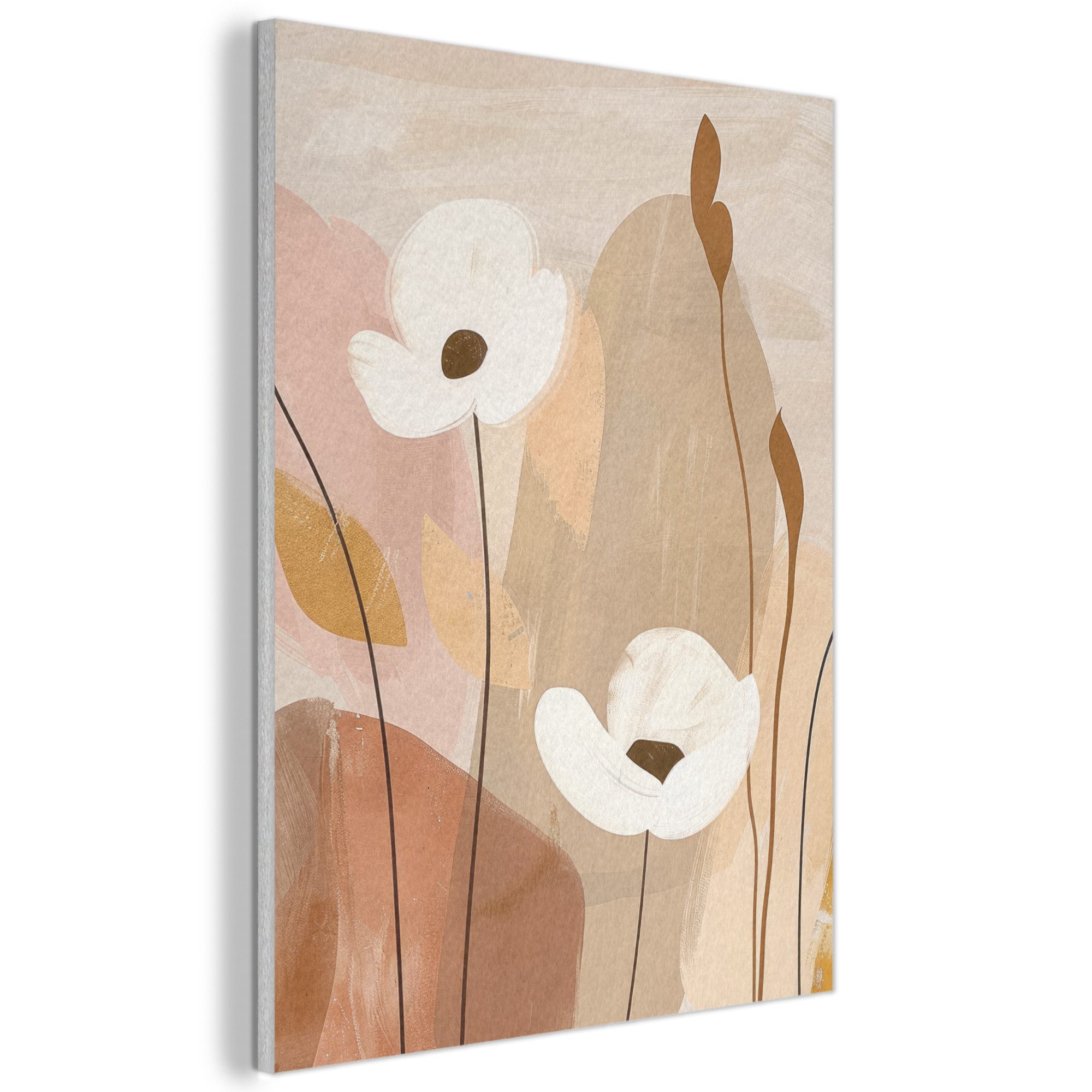 MuchoWow Gemälde Blumen - Abstrakt - günstig online kaufen