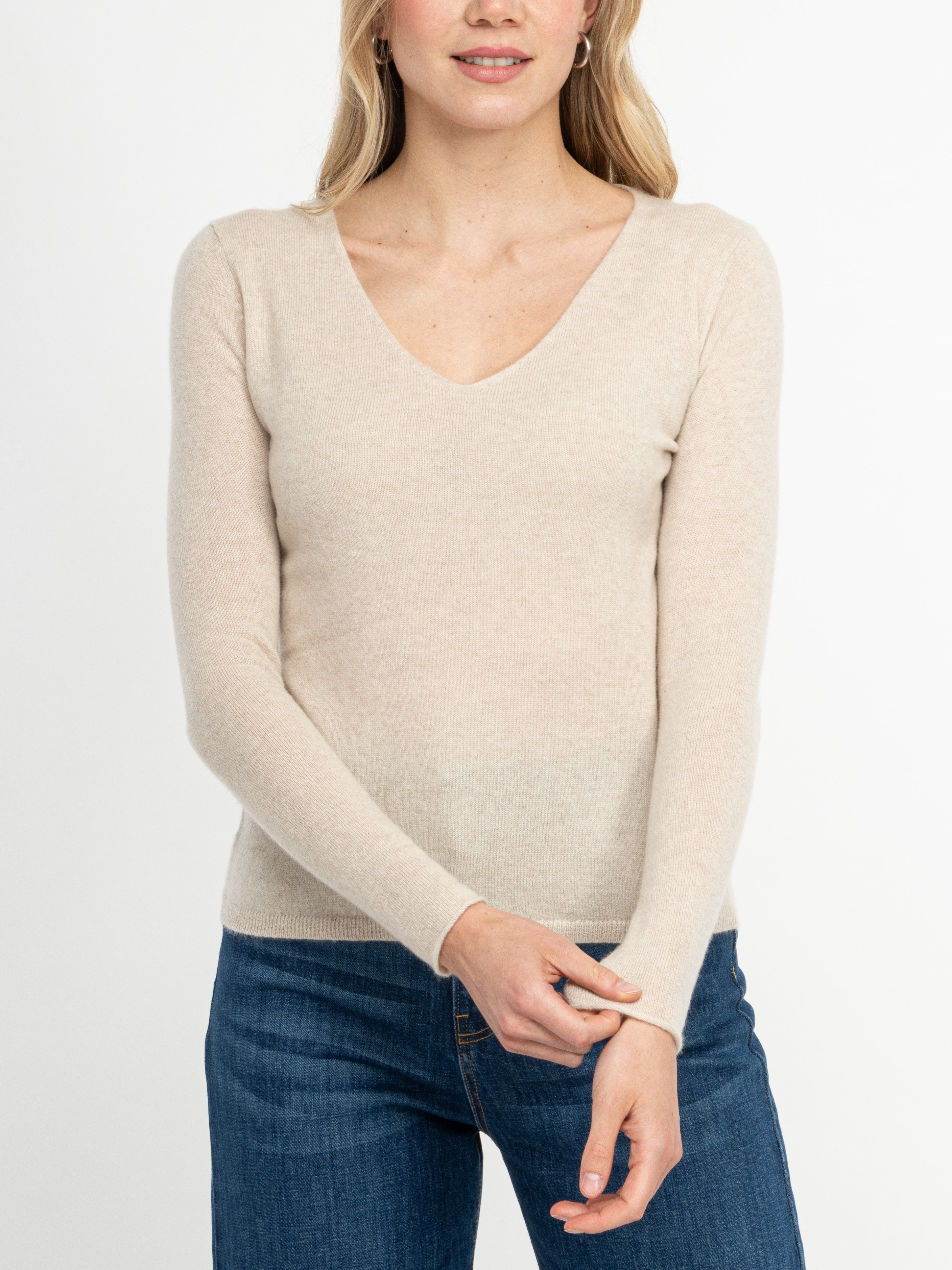 maracujaaa V-Ausschnitt-Pullover MILO CASHMERE günstig online kaufen