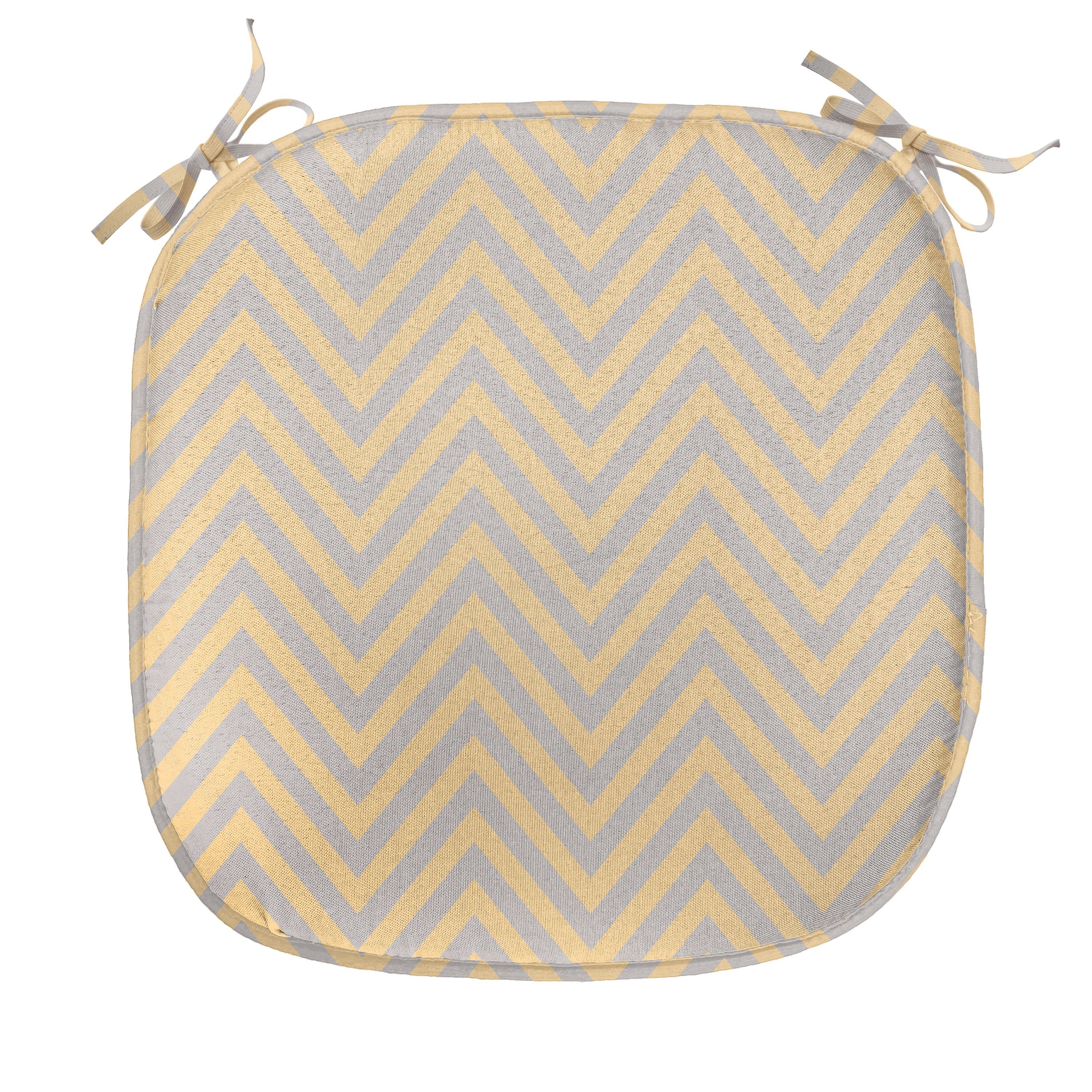 Stuhlkissen Dekoratives wasserfestes Kissen mit Riemen für Küchensitze